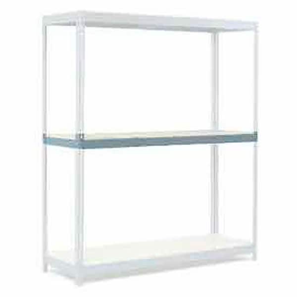 Additional Level For Wide Span Rack 60Wx24D Wood Deck 1200 Lb Cap., Gray